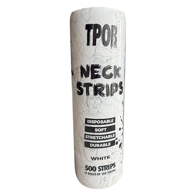 Neck Strips - White (500 strips)