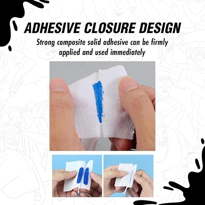 Neck Strips - White (500 strips)