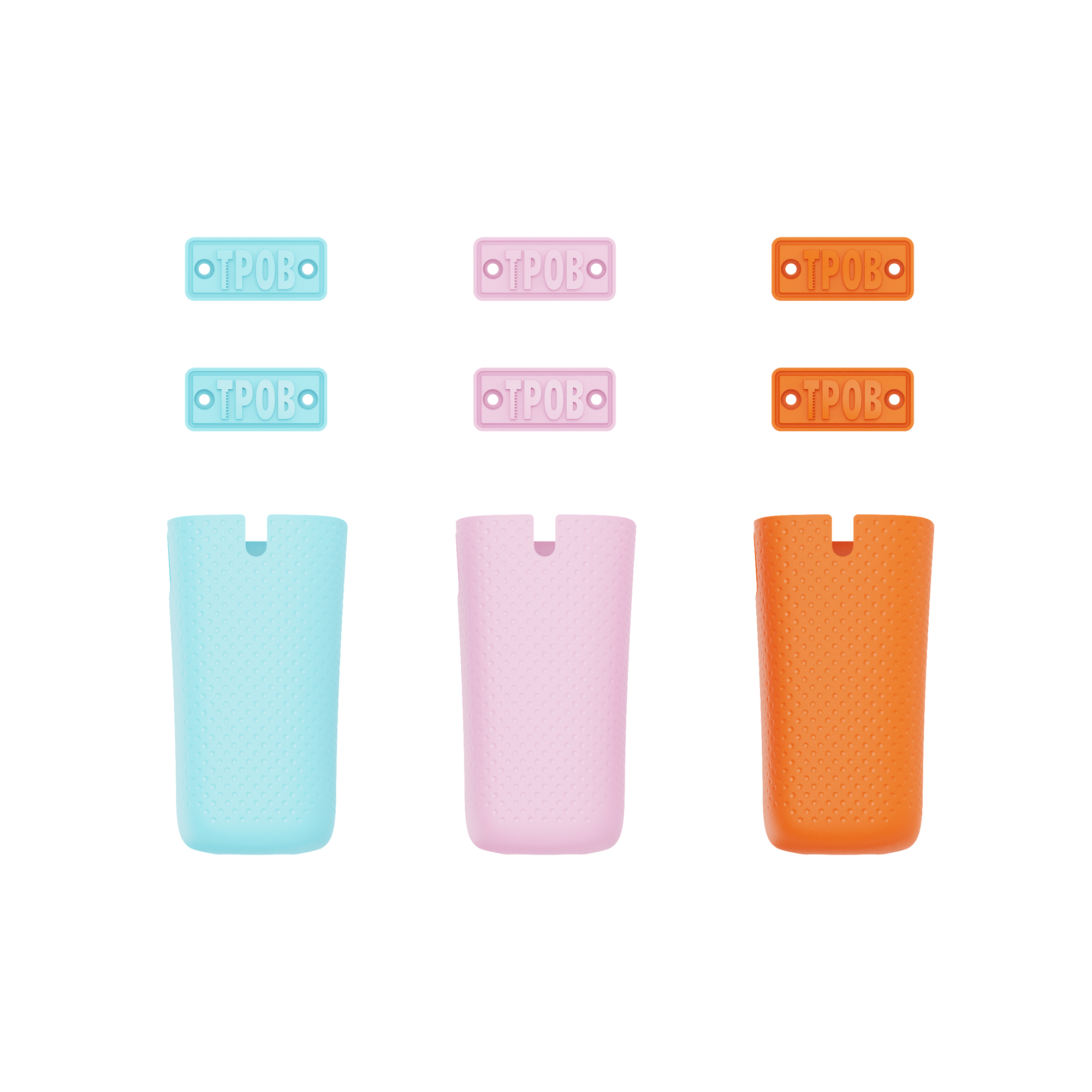 3 grip set for mini play bubblegum/candyfloss/orange (Wholesale case of 24)