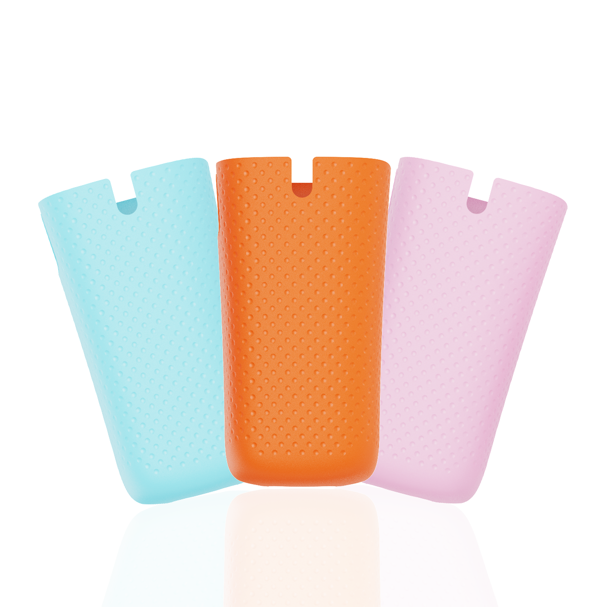 3 grip set for mini play bubblegum/candyfloss/orange