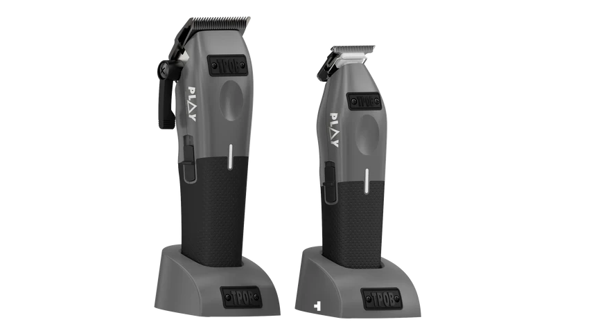 Play Gun Metal Grey Bundle (Clipper & Trimmer)