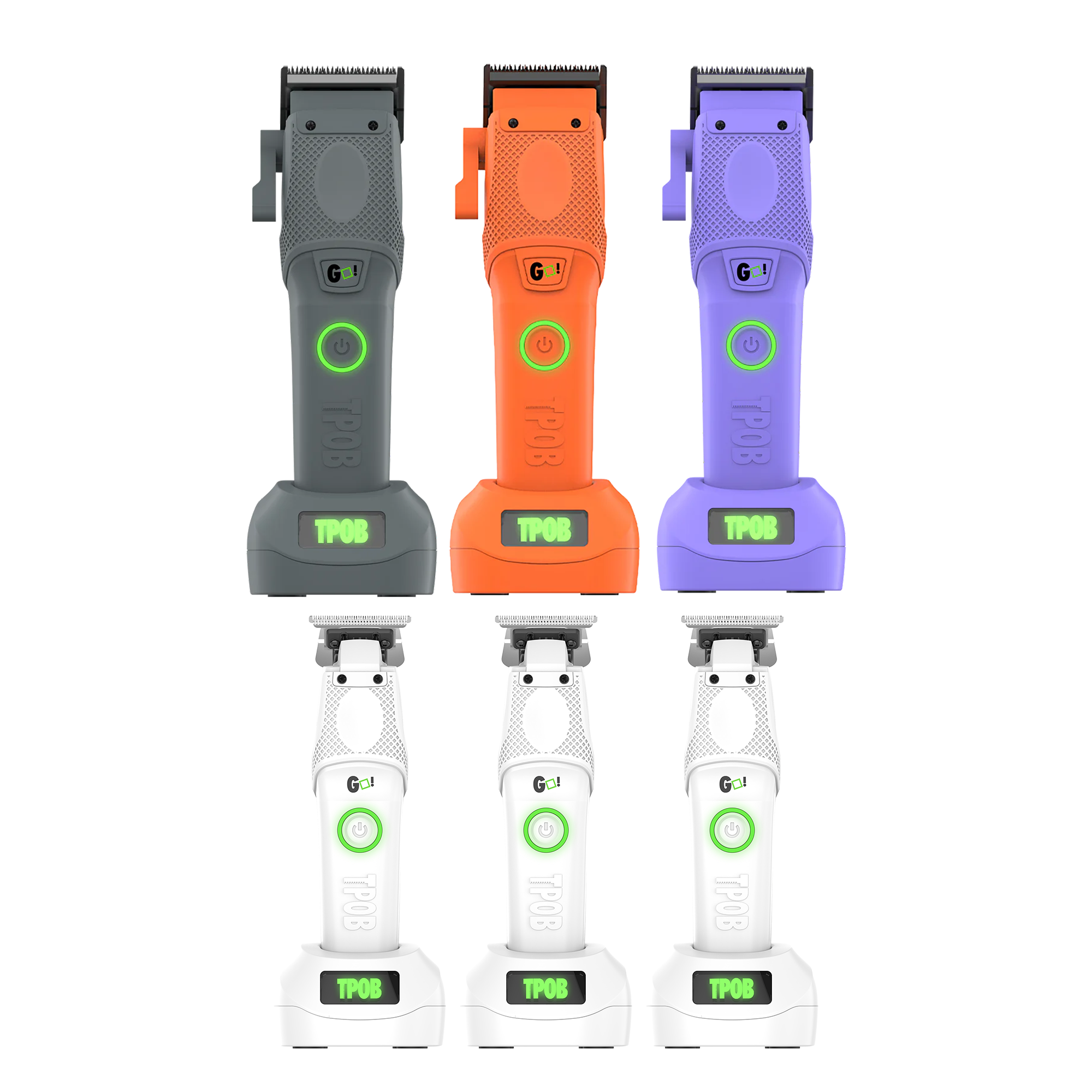 x3 Go Clipper + x3 Go Trimmer WHITEOUT Bundle