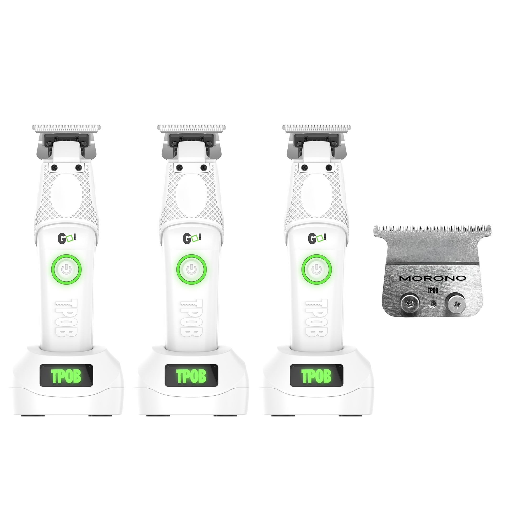 3x Go! Trimmer (Whiteout Edition) + FREE Morono Blade