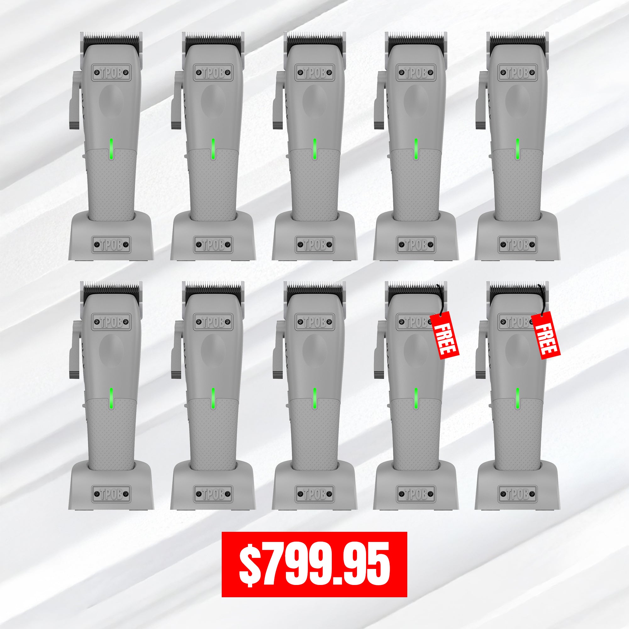 x10 PLAY MINI CLIPPER (LIGHT GREY EDITION)