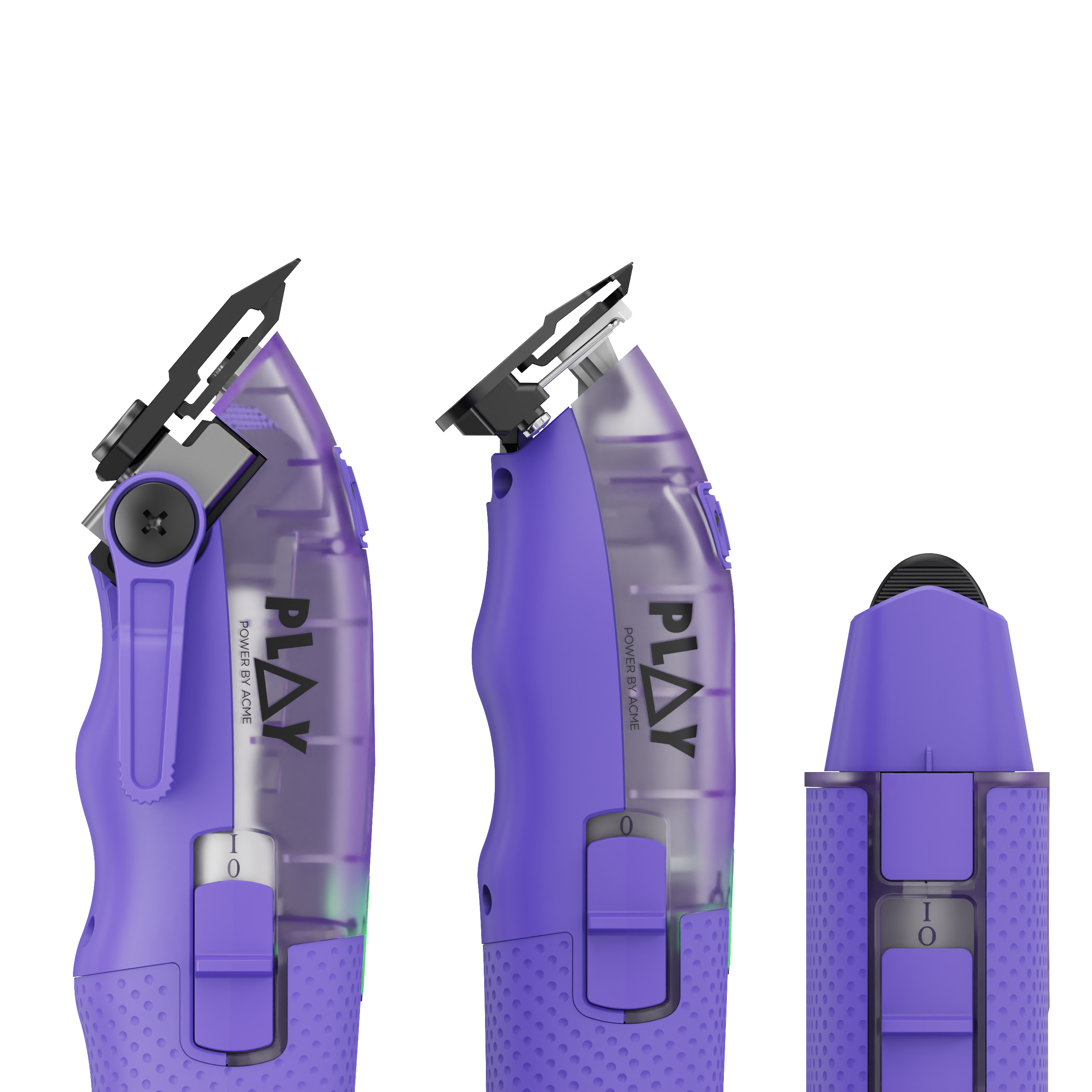 PLAY MINI Transparent PURPLE bundle with stand
