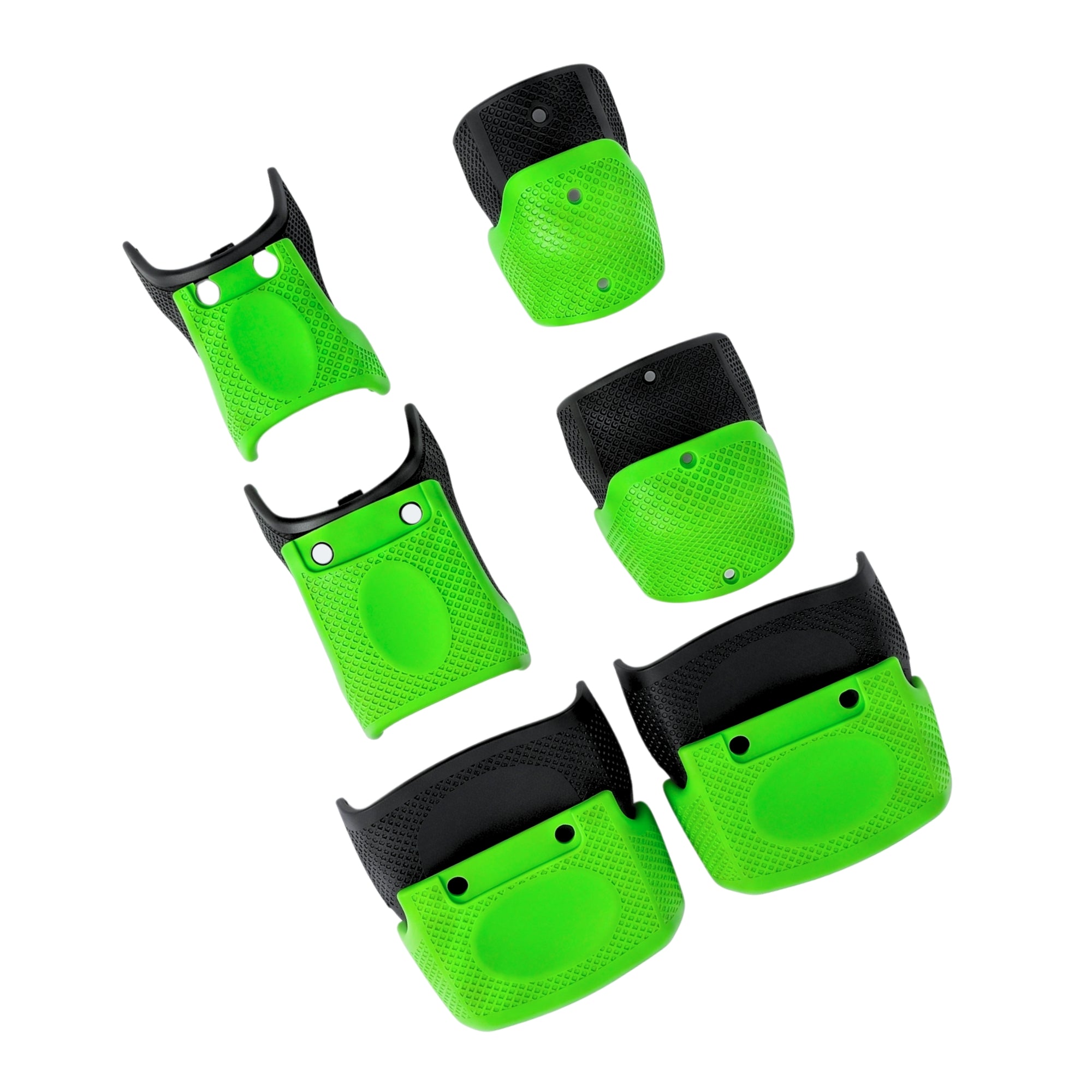 GO! Velocity Grips Bundle for Clippers, Trimmers & Shavers (Slime and Black Edition)