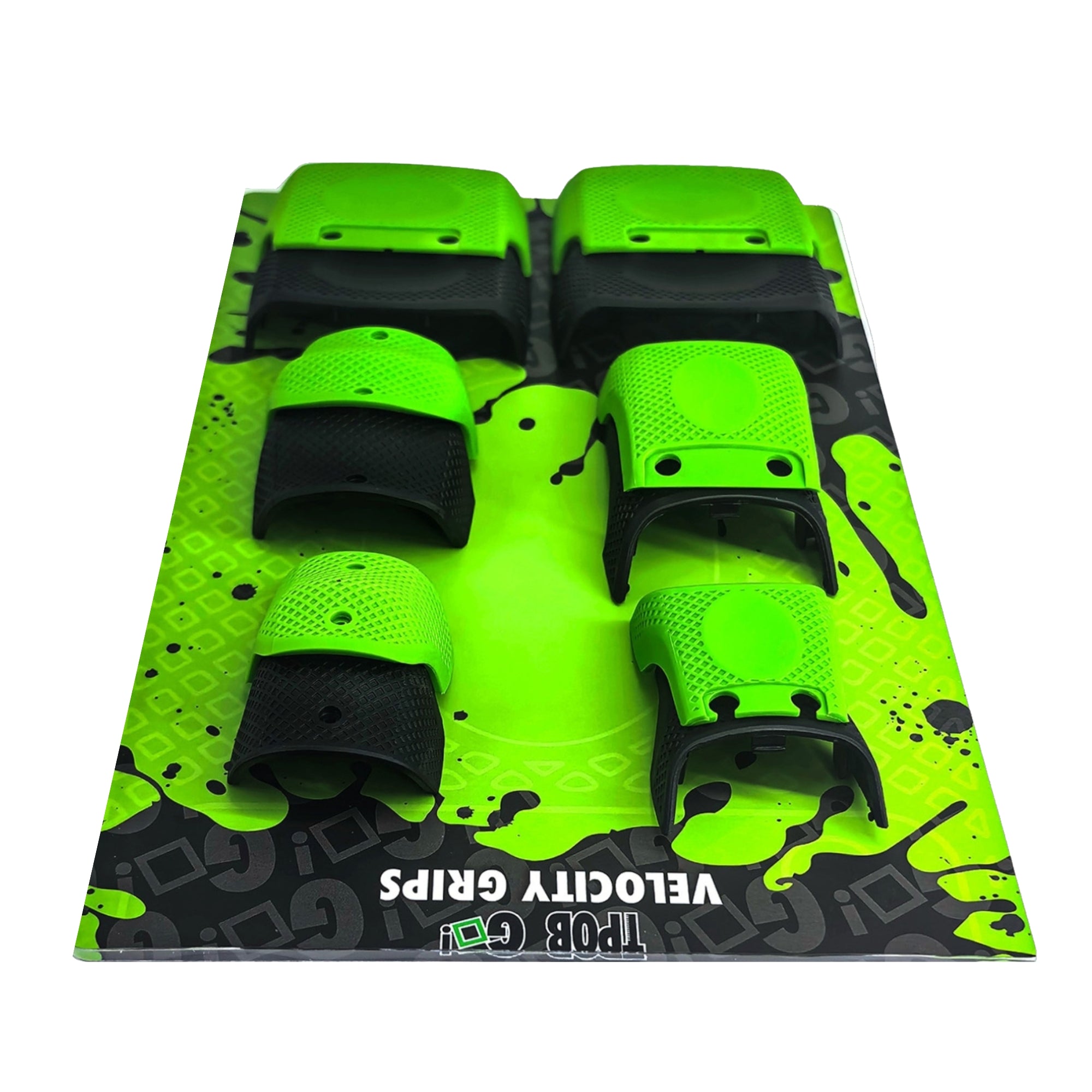 GO! Velocity Grips Bundle for Clippers, Trimmers & Shavers (Slime and Black Edition)