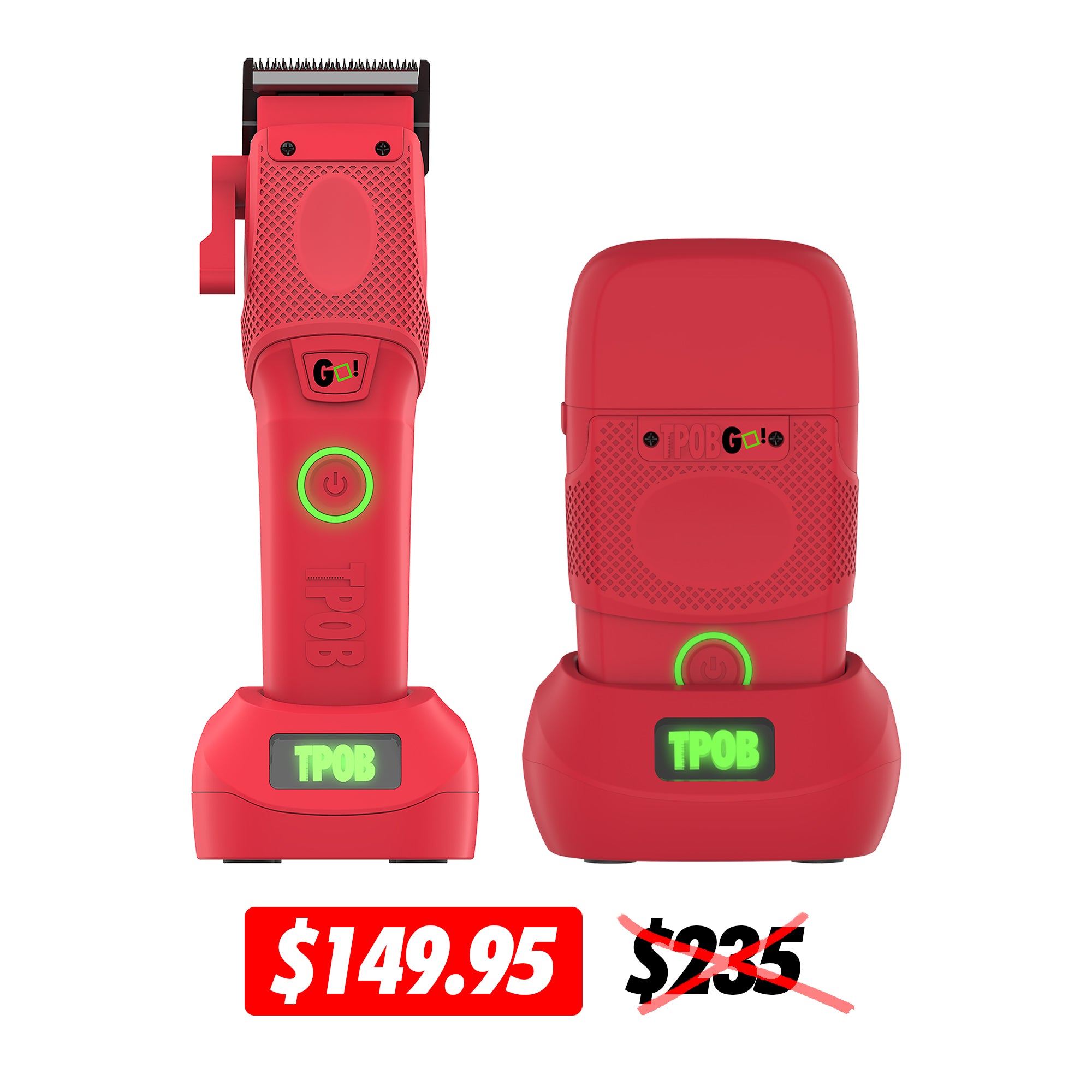 Go! Clipper (Red Edition) + Go! Shaver (Red Edition)