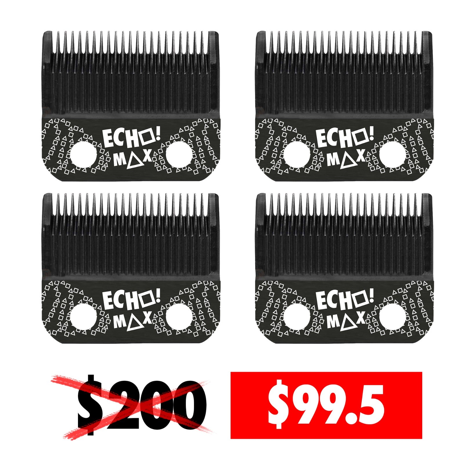 4 x ECHO MAX BLADES