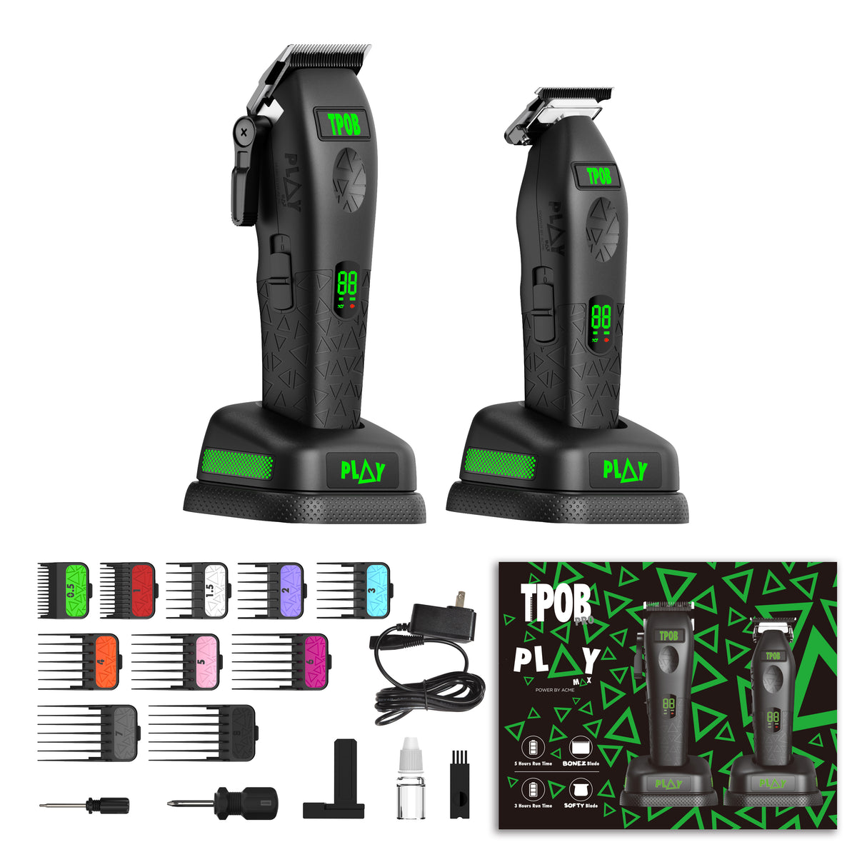 Play Max Clipper + Trimmer Bundle (Blackout Edition)